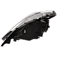 Passenger Side Headlight, with Bulb, Halogen, Clear Lens, 4 Cyl., 1.5L Engine