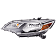 Driver Side Headlight, with Bulb, Halogen, Clear Lens, 4 Cyl., 1.5L Engine