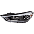 Driver Side Halogen Headlight, With bulb(s), OE Replacement
