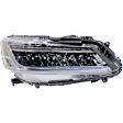 Passenger Side Headlight, with Bulb, LED, Hybrid Model