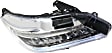 Passenger Side Headlight, with Bulb, LED, Hybrid Model