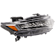 Passenger Side Headlight, with Bulb(s), Halogen, EX/EX-L/LX/Sport Models, CAPA CERTIFIED