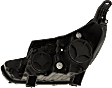Passenger Side Headlight, with Bulb, Halogen, Clear Lens
