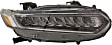 Passenger Side Headlight, with Bulb, LED, Clear Lens, Touring Model