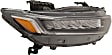 Passenger Side Headlight, with Bulb, LED, Clear Lens, Touring Model, CAPA Certified