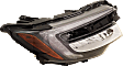 Passenger Side LED Headlight, With bulb(s), OE Replacement