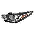 2020 Hyundai Accent SE - Driver Side Halogen Headlight, With bulb(s), OE Replacement, CAPA Certified