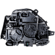 Driver Side Halogen Headlight, With bulb(s), OE Replacement