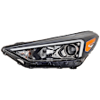 Driver Side Headlight, with Bulb, Halogen, Clear Lens, CAPA Certified