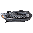 Passenger Side Headlight, with Bulb(s), LED, Hybrid Touring Model, CAPA CERTIFIED
