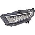 Driver Side LED Headlight, With bulb(s)