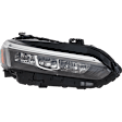 Passenger Side LED Headlight, With bulb(s), OE Replacement, CAPA Certified