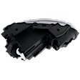 Driver Side Halogen Headlight, With bulb(s), OE Replacement