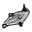 Front, Driver Side Halogen Fog Light, With bulb(s), CAPA Certified