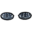 Front, Driver and Passenger Side Halogen Fog Light, With bulb(s)