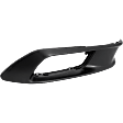 Front, Driver or Passenger Side Fog Light Cover, Black, Sedan