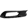 Front, Driver or Passenger Side Fog Light Cover, Black, Sedan