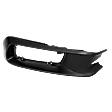 Front, Driver or Passenger Side Fog Light Cover, Black, Sedan