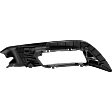Front, Driver or Passenger Side Fog Light Cover, Black, Sedan