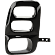 Front, Passenger Side Fog Light Cover, Black