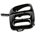 Front, Passenger Side Fog Light Cover, Black
