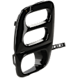 Front, Passenger Side Fog Light Cover, Black