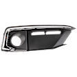 2020 Honda Civic - Front, Passenger Side Fog Light Trim, Sedan, Black