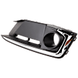 2020 Honda Civic - Front, Passenger Side Fog Light Trim, Sedan, Black