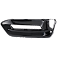 Front, Passenger Side Fog Light Trim, Black, Sedan