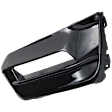 Front, Passenger Side Fog Light Trim, Black, Sedan