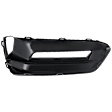 Front, Passenger Side Fog Light Trim, Black, Sedan