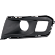Front, Passenger Side Fog Light Trim, Textured Black, Fog Light Bezel