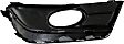 Front, Driver Side Fog Light Trim, Black and Chrome, Touring Model