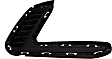 Front, Passenger Side Fog Light Trim, Black