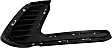 Front, Passenger Side Fog Light Trim, Black