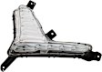 Passenger Side Driving Light, For Models with Standard Type Bumper, CAPA CERTIFIED