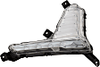 Driver Side Driving Light, For Models with Standard Type Bumper, CAPA CERTIFIED