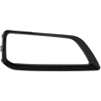 Passenger Side, Headlight Bezel, Black