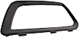 Driver Side, Headlight Bezel, Black