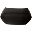 Hood, Black, Aluminum