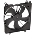 OE Replacement Radiator Fan Driver Side, 1.5L, 4Cyl, Single fan