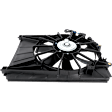 OE Replacement A/C Condenser Fan Passenger Side, 2.0L, 4Cyl, Single fan
