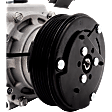 A/C Compressor, With Clutch, 6-Groove Pulley, 1.7L, 4Cyl, With 3 Wire Connector
