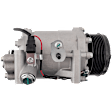2014 Honda CR-V EX-L - A/C Compressor, 7 Groove; Trse09, With Clutch, 7-Groove Pulley, 4 Cyl 2.4L