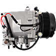 A/C Compressor, 1.8L and 2.0L Engines, With Clutch, 6-Groove Pulley