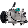 2013 Kia Sportage - A/C Compressor, 6 Groove; Dve16; 4 Boss Mount, With Clutch, 6-Groove Pulley, 2.0L