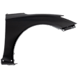 Front, Passenger Side Fender, For Models with Wheel Opening Molding