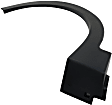 Front, Driver Side Fender Trim, Textured Black