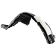  Front, Driver Side Fender Liner, Coupe/Sedan, Touring Model