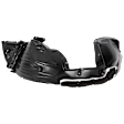 Front, Driver Side Fender Liner, with Insulation Foam, 6 Cyl., 3.5L Engine
